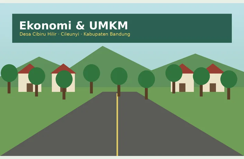 Ilustrasi UMKM & usaha warga Desa Cibiru Hilir